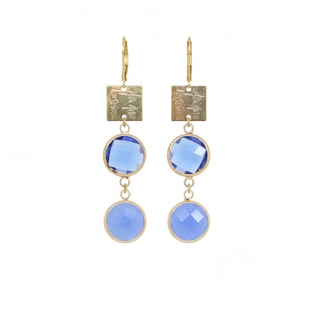 Boucles d'oreille FOFO 02 BLEU