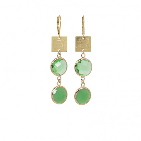 'FOFO 02' earrings GREEN