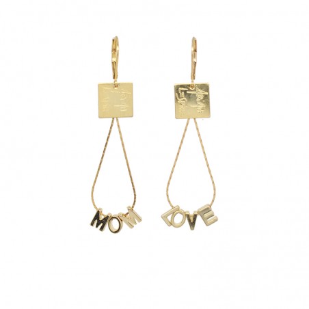 'MOM LOVE 01' earrings
