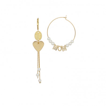 Creole 'MOM 02' earrings