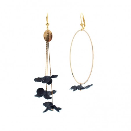 boucles d'oreille Fleur...