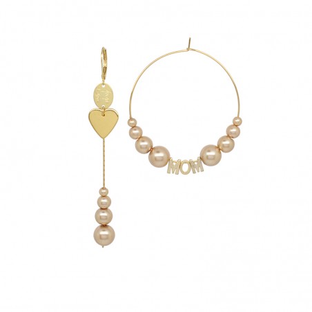 Creole 'MOM 03' earrings