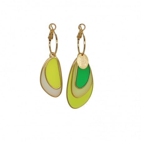 Creole 'POGO 01' earrings...