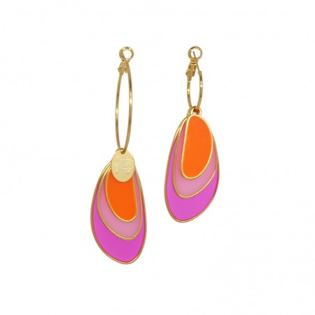 Creole 'POGO 02' earrings...