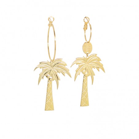 Creole 'PALM 01' earrings