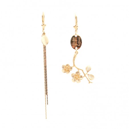 boucles d'oreille Pommier