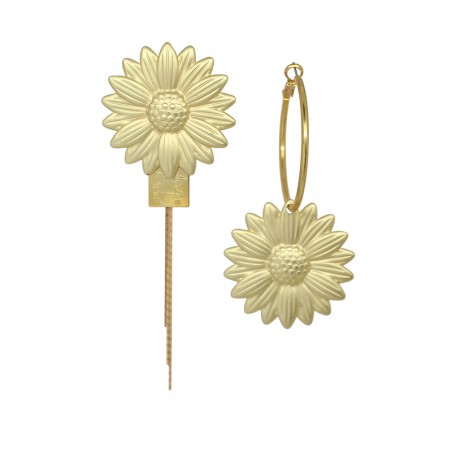 Creole 'SUNFLOWER 01' earrings