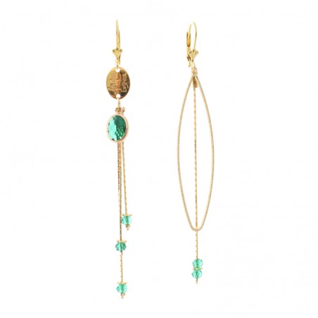 boucles d'oreille Cristal...