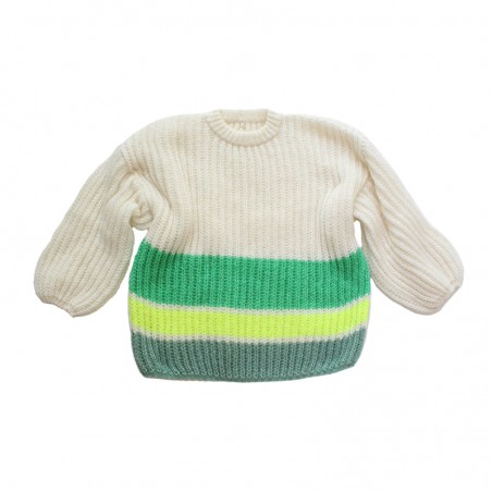 Pull col rond GAZOU Vert de...