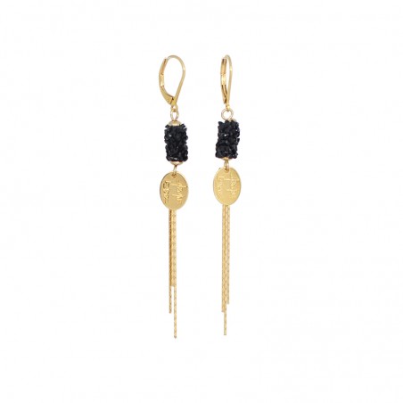 Boucles d'oreille 'CAVIAR 04'