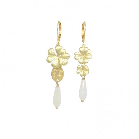 Boucles d'oreille 'TREFLE 02'