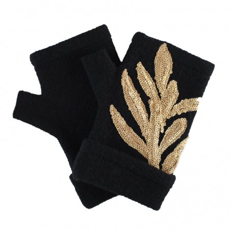 'César' fingerless gloves