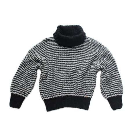 'VICHY' turtleneck pullover