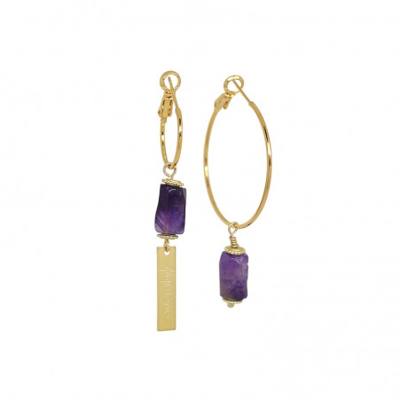'ETHNIA 01' creoles earrings