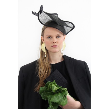 'NONE' fascinator hat