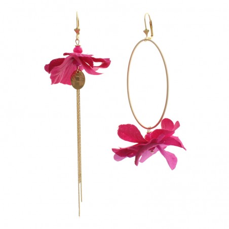 boucles d'oreille 'Fleur...
