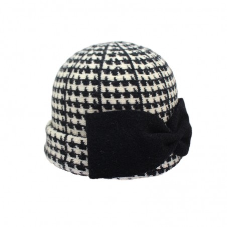 Bonnet FIOCO noir et blanc