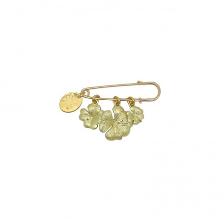 Broche épingle TREFLE 01