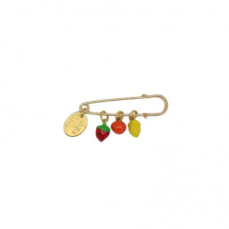 Broche épingle FRUITI