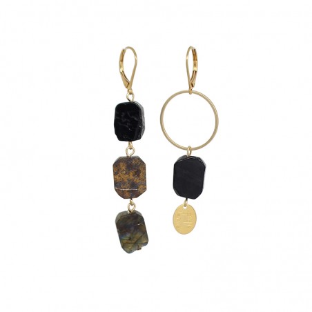 ROCK 02 black earrings