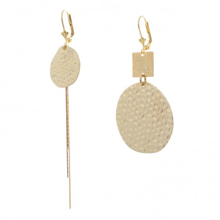 boucles d'oreille Martelé...