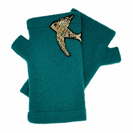 'Birdy' fingerless gloves