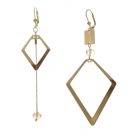 boucles d'oreille Losange 3