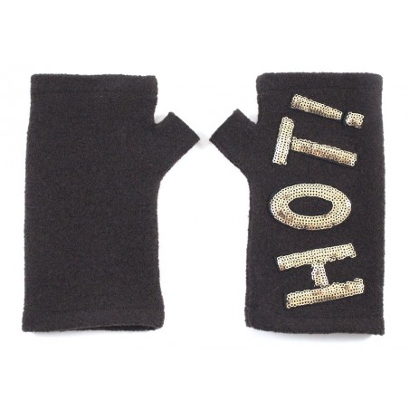 'Wow' or 'Hot' fingerless...