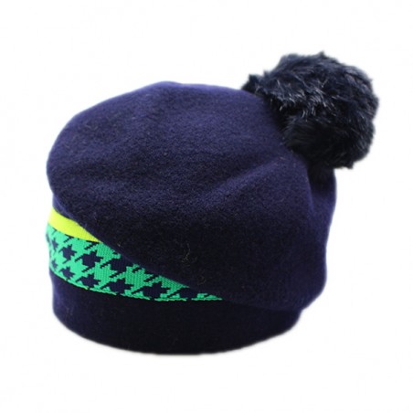 long 'FUNKY' hood pompom