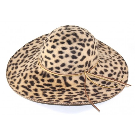 'Leopard' brimhat