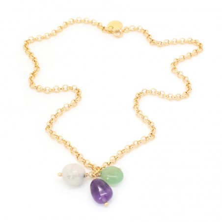 'Galets' chain necklace