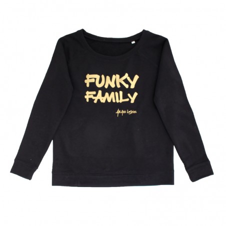 sweater Funky Family noir -...