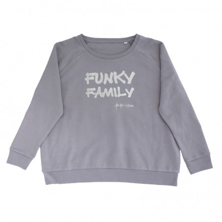 sweater Funky Family gris -...