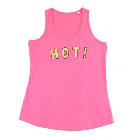 fushia 'HOT!' t-shirt