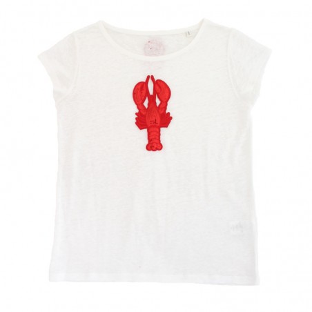 linen 'Homard' t-shirt