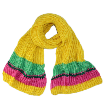 Yellow 'Olga' scarf