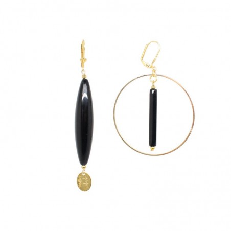 Boucles d'oreille NERO 7