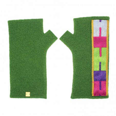 'MAYA' fingerless gloves