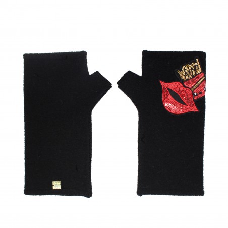 'GIRLY' fingerless gloves
