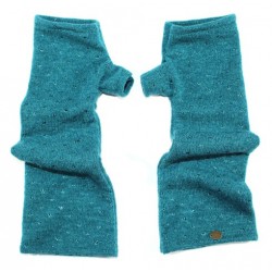 'Pepita' fingerless gloves