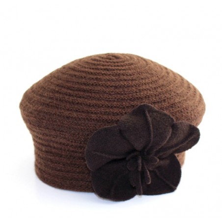 beret Popi scoubidou marron