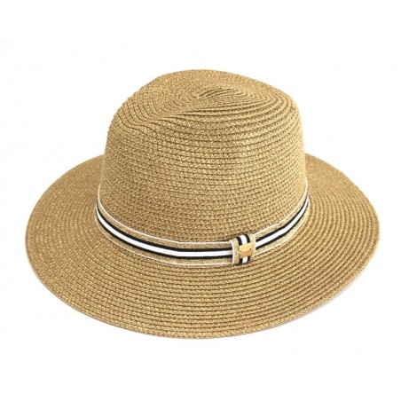 golden 'Amandine' fedora