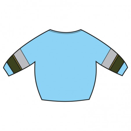 Knitted sky blue 'OLGA'...