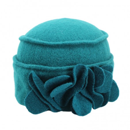 Boiled wool 'LEILA' toque