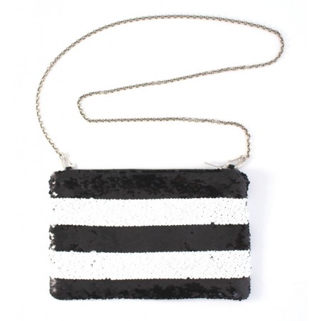 pochette Marin - noir et blanc