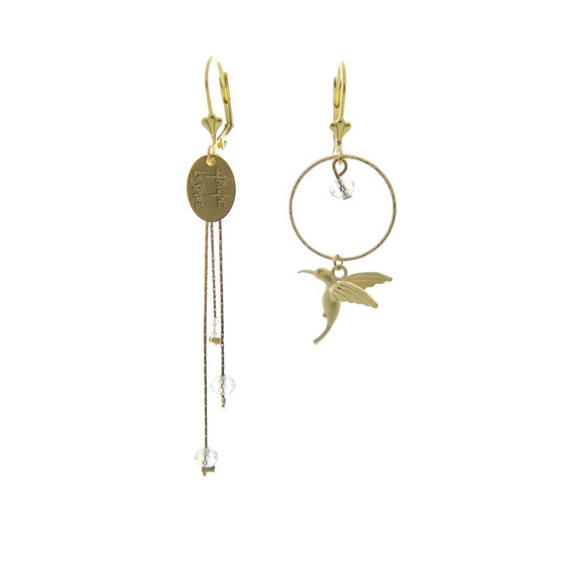 short and long earrings