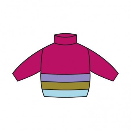 Knitted fuchsia 'RINGO'...