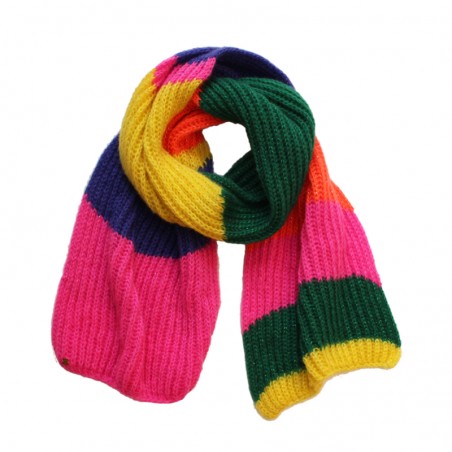 Fuchsia fluo 'LOLI' scarf
