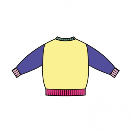 Pull col rond LOLI poussin