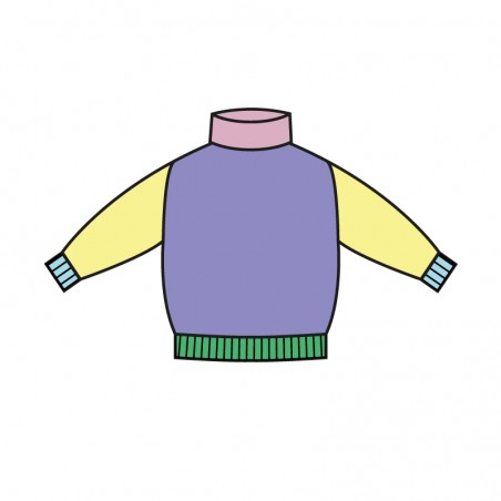 Knitted lilas 'LOLI'...